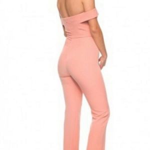 Kittenish peach jumpsuit